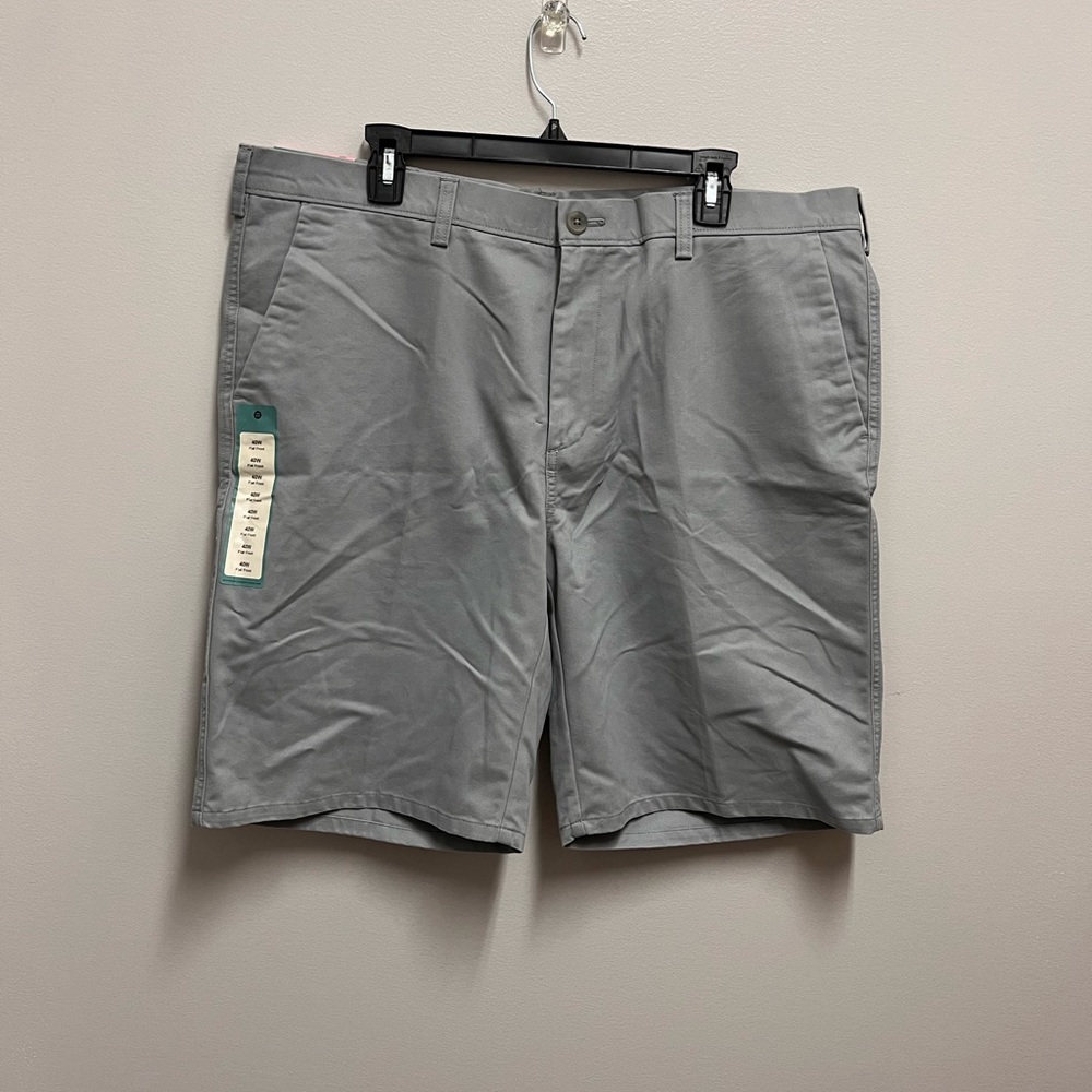 Haggar mens grey shorts 40 flex waist eco shorts new